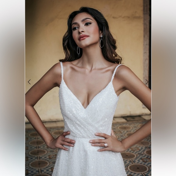 Abella wedding dress, bridal gown, Fall 2023, Sequin, Sparkle - Picture 7 of 16